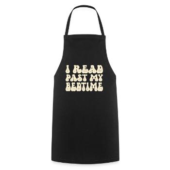 Bibliothèque livre amant lecture rat de bibliothèque - Tablier de cuisine - noir - Devant - AI Model Male 185 dark (185cm)