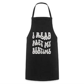 Bibliothèque Bibliophile Lecture Rat de Bibliothèque - Tablier de cuisine - noir - Devant - AI Model Male 185 dark (185cm)