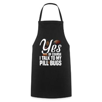 Rolly Polly Owner Insect Entomology Pill bug - Kochschürze - Schwarz - Vorne - AI Model Male 185 dark (185cm)