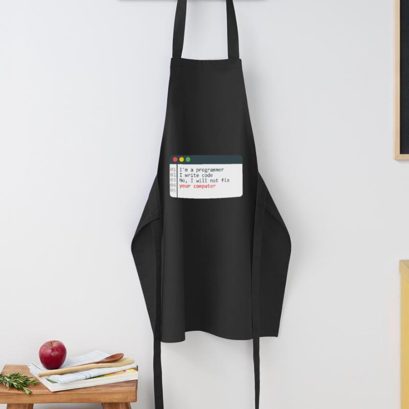Programmer HTML Computer Coder Coding Programming Cooking Apron
