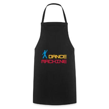 ★ Couleurs de conception modifiables ★ Dance Machine - Tablier de cuisine - noir - Devant - AI Model Male 185 dark (185cm)