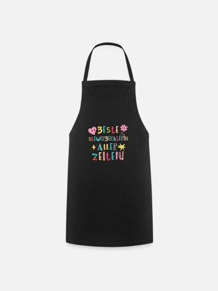 Beste Steuerberaterin aller Zeiten Geschenk - Kochschürze - Schwarz