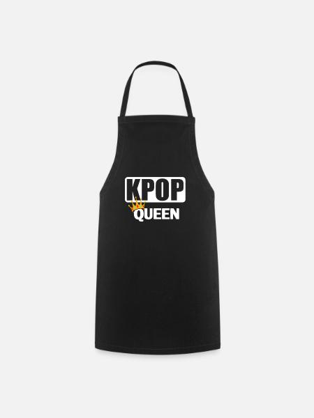 K-Pop Queen Kpop - Cooking Apron - black