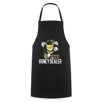 Honey Dealer Beekeeper Honey Beekeeping Beekeeping - Cooking Apron - black - Front - AI Model Male 185 dark (185cm)