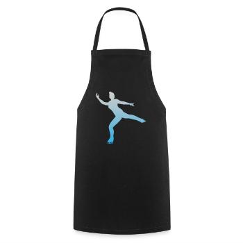 Patinage artistique Patinage artistique Patinage sur glace Cadeau - Tablier de cuisine - noir - Devant - AI Model Male 185 dark (185cm)