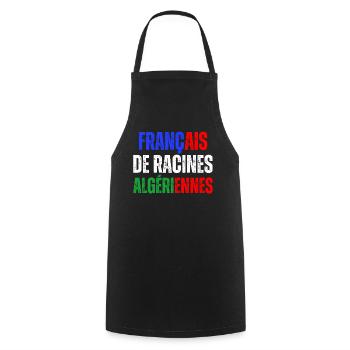 Français De Racines Algériennes Franco Algérien - Tablier de cuisine - noir - Devant - AI Model Male 185 dark (185cm)