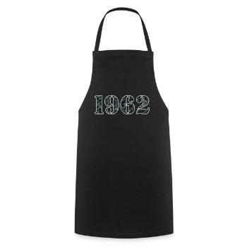 Stolzes 1962 Militär Vintage Geburtsjahr - Kochschürze - Schwarz - Vorne - AI Model Male 185 dark (185cm)