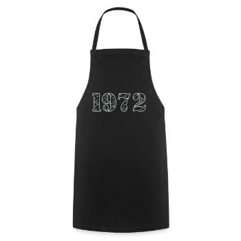 1972 Birth Year Military Optics Gift - Cooking Apron - black - Front - AI Model Male 185 dark (185cm)