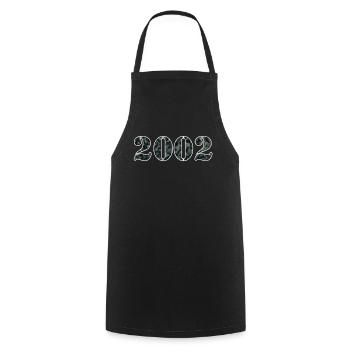 Military Design 2002 Birth Year Gift - Cooking Apron - black - Front - AI Model Male 185 dark (185cm)