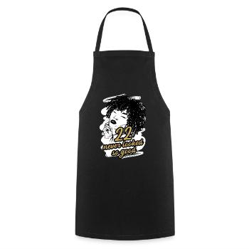 22 and Pure Glamour Celebrate in Style - Cooking Apron - black - Front - AI Model Male 185 dark (185cm)