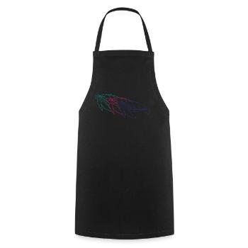 Trio tortues Sea Dream cadeau - Tablier de cuisine - noir - Devant - AI Model Male 185 dark (185cm)