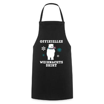 Eisbär Winterfreude Weihnachtszauber Shirt - Kochschürze - Schwarz - Vorne - AI Model Male 185 dark (185cm)