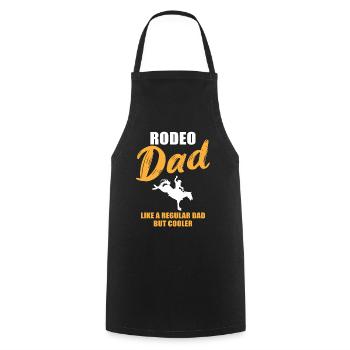 Rodeo Dad - Plus cool que le reste - Tablier de cuisine - noir - Devant - AI Model Male 185 dark (185cm)