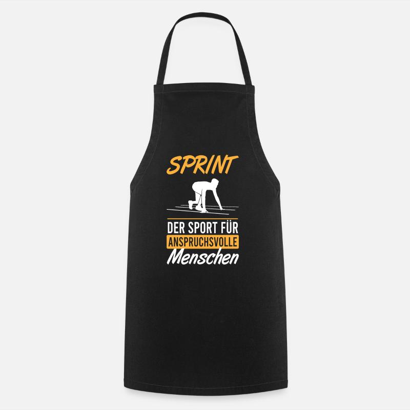 Elite Sprinter Powerful - Cooking Apron - black