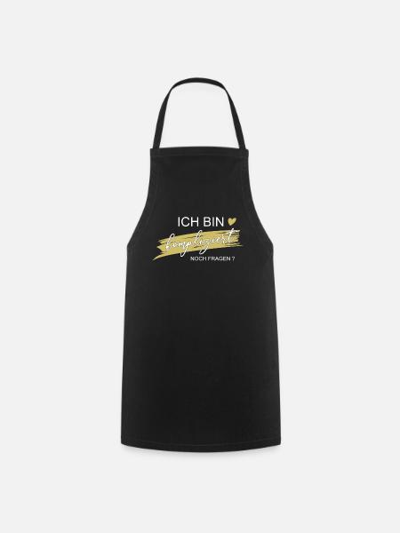 Ich bin kompliziert! Noch Fragen? - Geschenk - Kochschürze - Schwarz