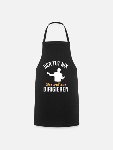 Harmloser Dirigent - Witziges Geschenk - Kochschürze - Schwarz