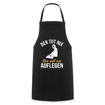 House Music voisins Party DJ cadeau - Tablier de cuisine - noir - Devant - AI Model Male 185 dark (185cm)
