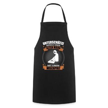 Alt DJ with Mixer Legend Shirt - Gift - Cooking Apron - black - Front - AI Model Male 185 dark (185cm)