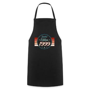Exclusive 1999 - Vintage of Heroes - Cooking Apron - black - Front - AI Model Male 185 dark (185cm)