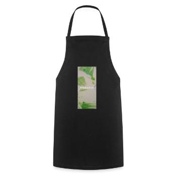 Abstract Painting Acid Color - Cooking Apron - black - Front - AI Model Male 185 dark (185cm)