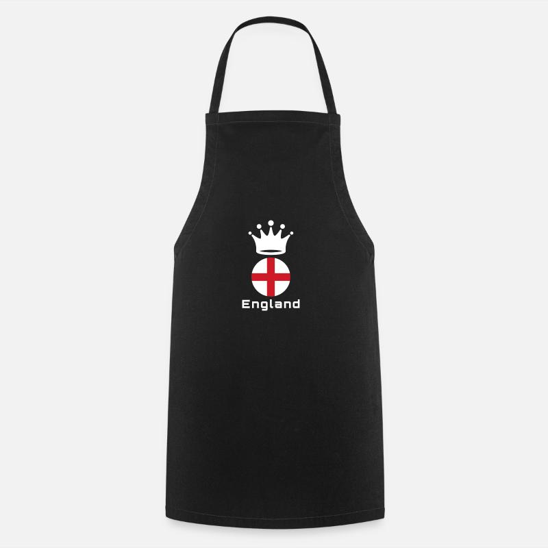 England - Cooking Apron - black