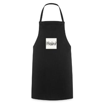 Ludique Pas de lettrage pour des designs créatifs - Tablier de cuisine - noir - Devant - AI Model Male 185 dark (185cm)