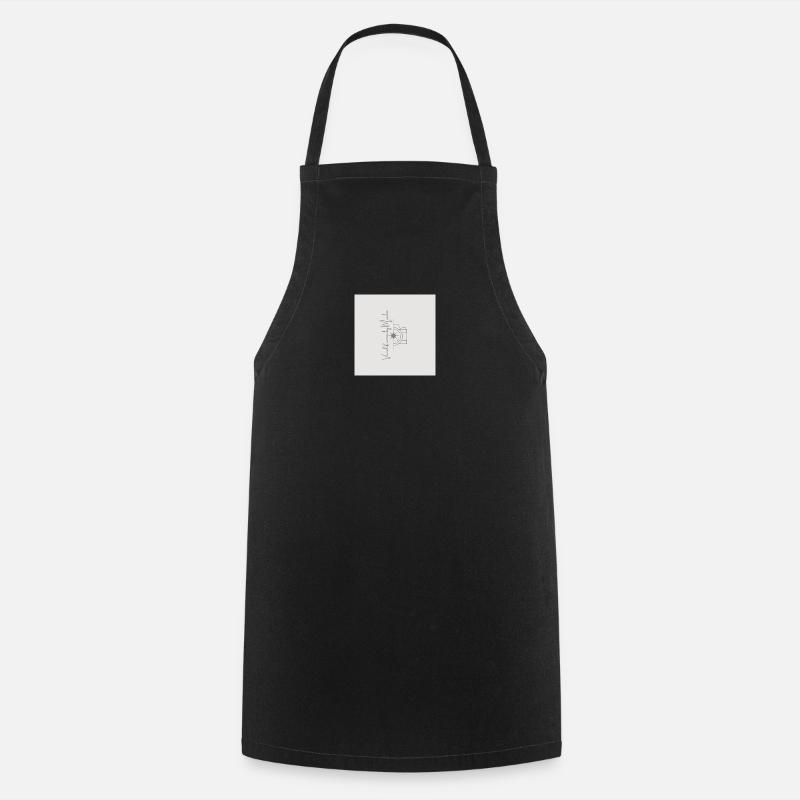 Photography Logo Star Flash - Cooking Apron - black