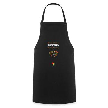 Aufstehen - Black History Month - Kochschürze - Schwarz - Vorne - AI Model Male 185 dark (185cm)