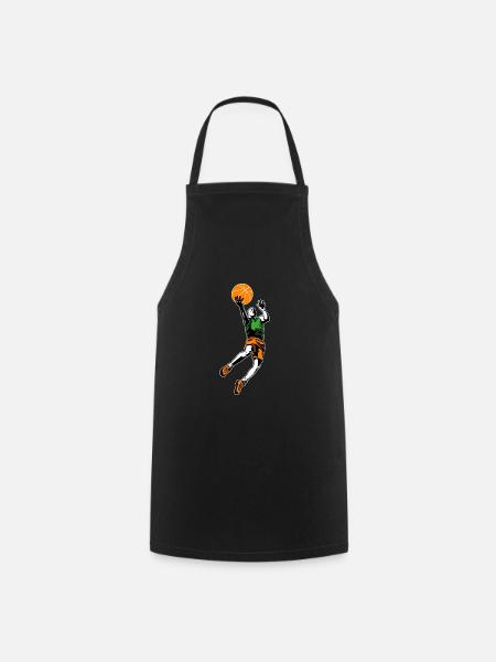basketball basket basketteur - Tablier de cuisine - noir