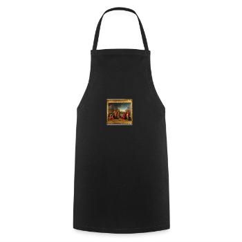 AI Art 1684479274527 - Cooking Apron - black - Front - AI Model Male 185 dark (185cm)