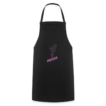 Eau Moana - Tablier de cuisine - noir - Devant - AI Model Male 185 dark (185cm)