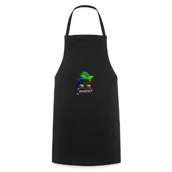 Baloutchistan - Tablier de cuisine - noir - Devant - AI Model Male 185 dark (185cm)