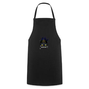 Guadeloupe - Tablier de cuisine - noir - Devant - AI Model Male 185 dark (185cm)