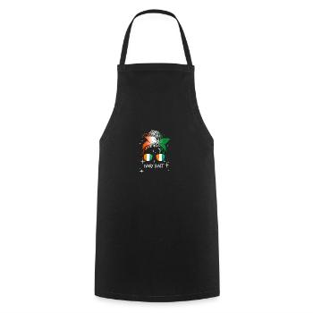 Ivory Coast - Cooking Apron - black - Front - AI Model Male 185 dark (185cm)