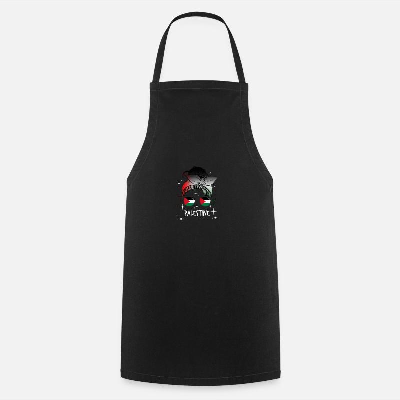 Palestine - Cooking Apron - black
