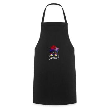 Artsakh - Tablier de cuisine - noir - Devant - AI Model Male 185 dark (185cm)