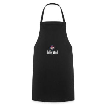 Tie Dye Bee Ravi Biene Be Ravi - Tablier de cuisine - noir - Devant - AI Model Male 185 dark (185cm)