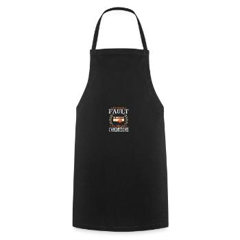 C’est drôle ce n’est pas ma faute Bowler Team Bowling Lane - Tablier de cuisine - noir - Devant - AI Model Male 185 dark (185cm)