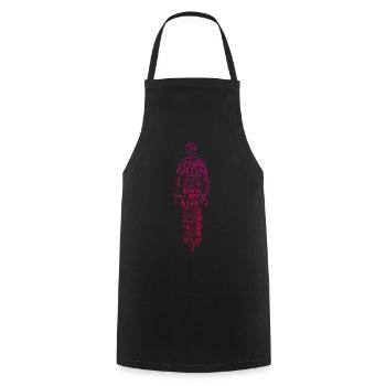 Cyclistes Cyclisme Hommes VTT - Tablier de cuisine - noir - Devant - AI Model Male 185 dark (185cm)