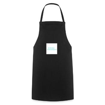 Be the best version of you - Cooking Apron - black - Front - AI Model Male 185 dark (185cm)
