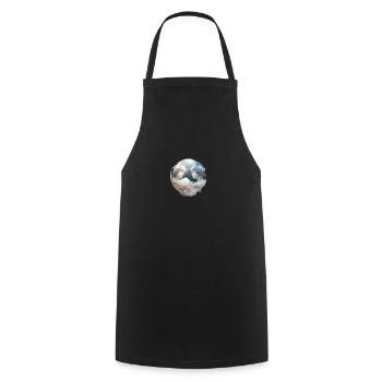 Terra Woman - Kochschürze - Schwarz - Vorne - AI Model Male 185 dark (185cm)