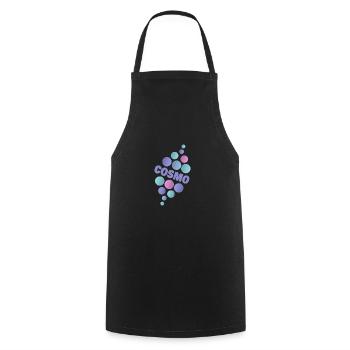 Gift for Cosmo - Cooking Apron - black - Front - AI Model Male 185 dark (185cm)