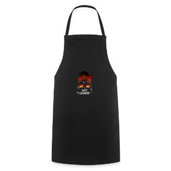 RDA - Tablier de cuisine - noir - Devant - AI Model Male 185 dark (185cm)