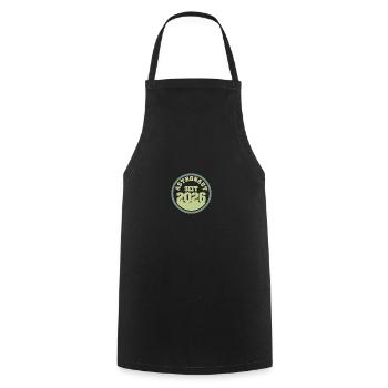 2026 - Tablier de cuisine - noir - Devant - AI Model Male 185 dark (185cm)