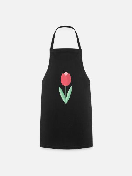 Tulpe - Kochschürze - Schwarz
