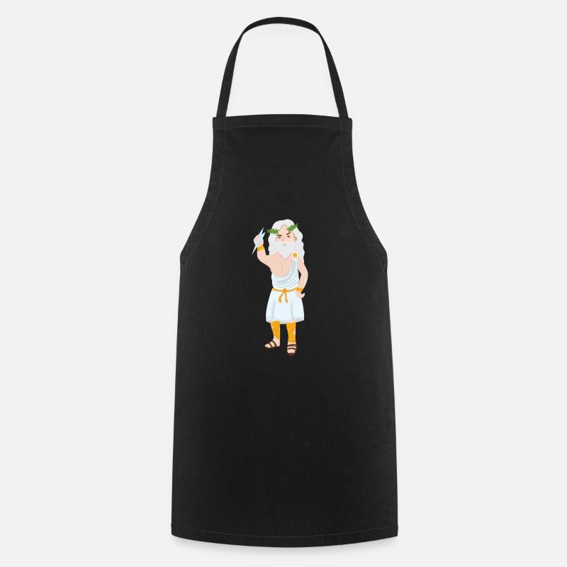 Zeus - Tablier de cuisine - noir