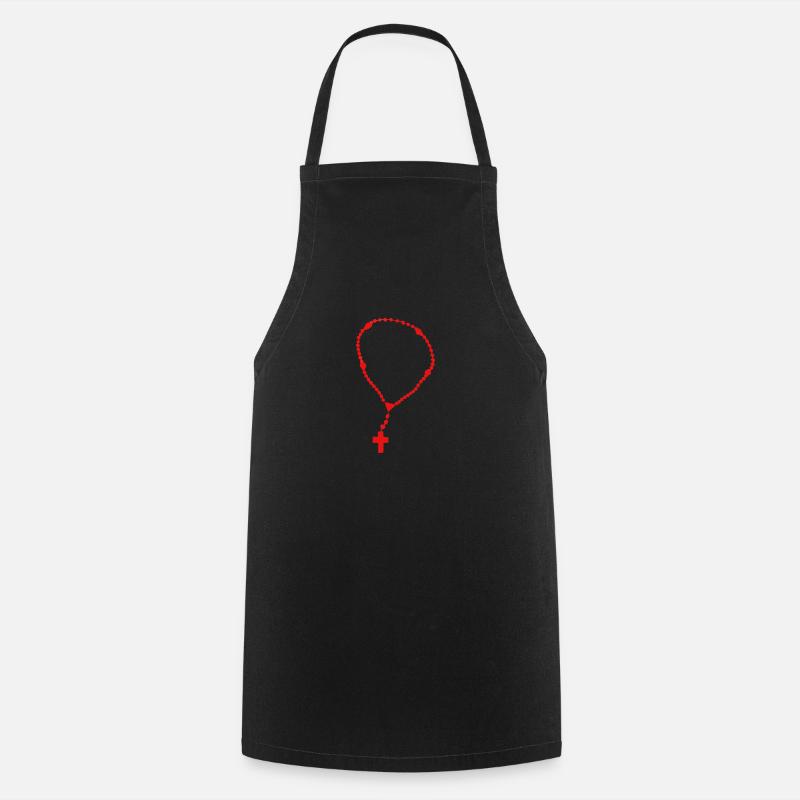 Chapelet - Tablier de cuisine - noir