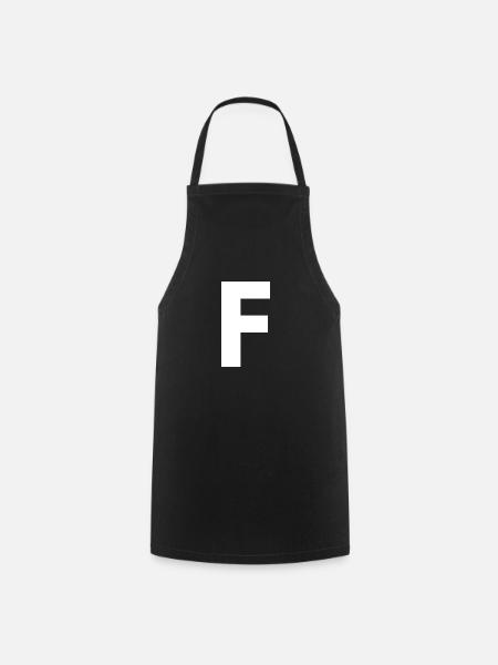 F - Kochschürze - Schwarz