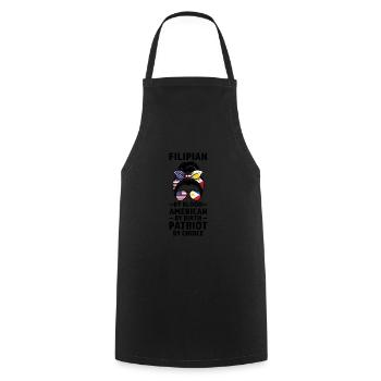 Philippinisch Filipino Philippinisches Geschenk - Kochschürze - Schwarz - Vorne - AI Model Male 185 dark (185cm)