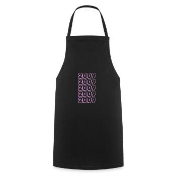 2009 - Cooking Apron - black - Front - AI Model Male 185 dark (185cm)
